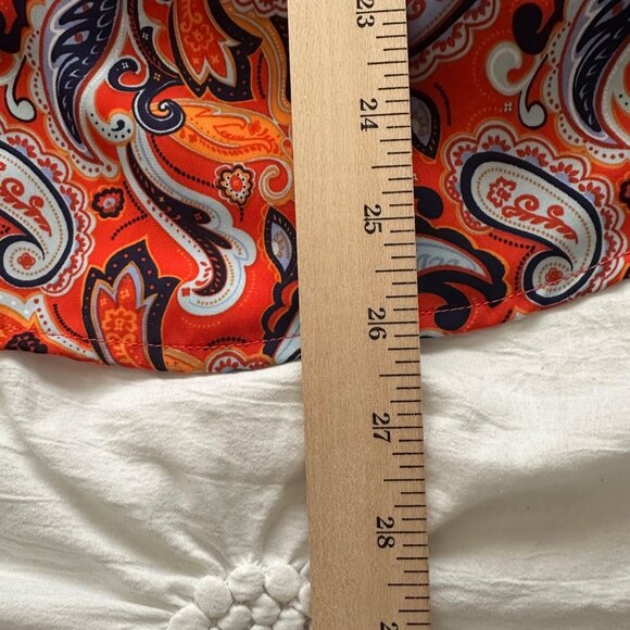 Market & Spruce Womens Paisley Print  Halter Tank Top XL Boho Festival Hippie - Picture 7 of 7